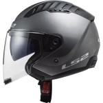 Casco jet LS2 OF600 Copter II Solid Matt Titanium - Micasco.es - Tu tienda de cascos de moto