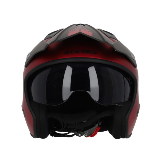 Casco Jet ACERBIS Aria Metallic Red Matt - Micasco.es - Tu tienda de cascos de moto