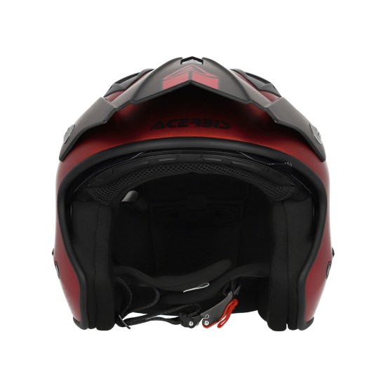 Casco Jet ACERBIS Aria Metallic Red Matt - Micasco.es - Tu tienda de cascos de moto