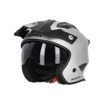 Casco Jet ACERBIS Aria Metallic Silver Matt - Micasco.es - Tu tienda de cascos de moto