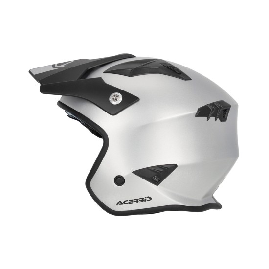 Casco Jet ACERBIS Aria Metallic Silver Matt - Micasco.es - Tu tienda de cascos de moto