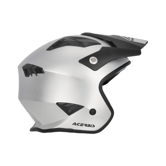 Casco Jet ACERBIS Aria Metallic Silver Matt - Micasco.es - Tu tienda de cascos de moto