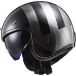 Casco jet LS2 OF601 BOB II Lines Black Jeans - Micasco.es - Tu tienda de cascos de moto