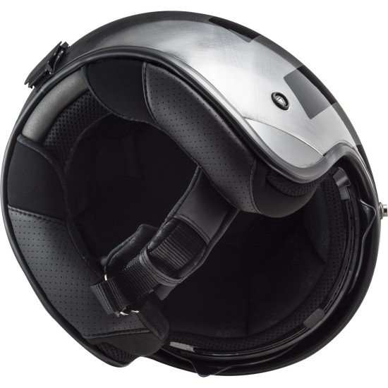 Casco jet LS2 OF601 BOB II Lines Black Jeans - Micasco.es - Tu tienda de cascos de moto