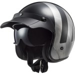 Casco jet LS2 OF601 BOB II Lines Black Jeans - Micasco.es - Tu tienda de cascos de moto