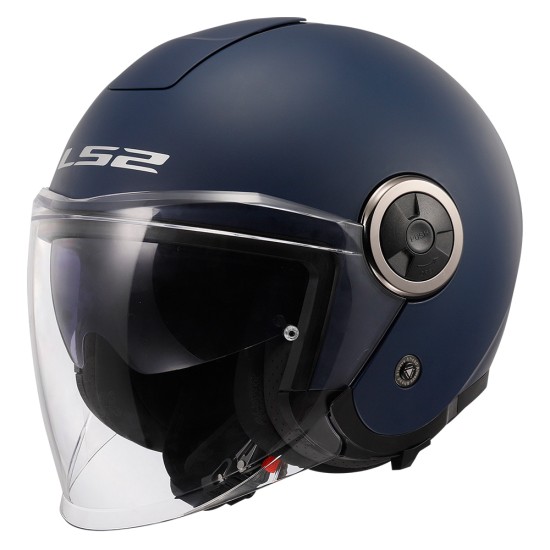 Casco jet LS2 CLASSY Solid Matt Navy Blue - Micasco.es - Tu tienda de cascos de moto