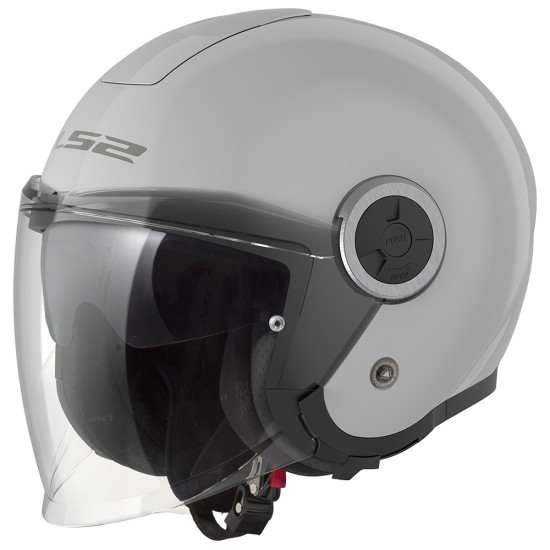 Casco jet LS2 CLASSY Solid Pearl Grey - Micasco.es - Tu tienda de cascos de moto