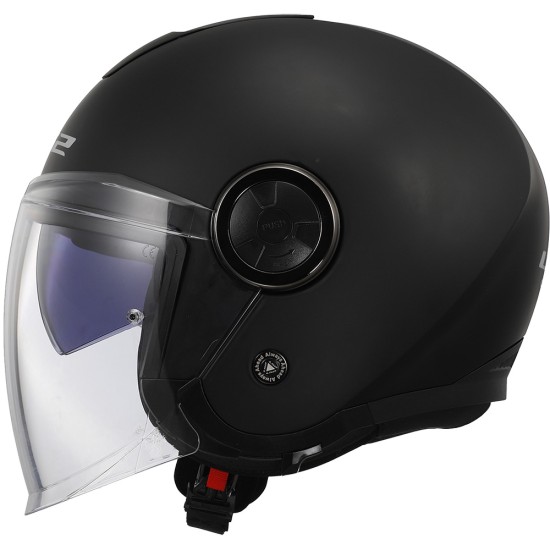 Casco jet LS2 CLASSY Solid Matt Black - Micasco.es - Tu tienda de cascos de moto