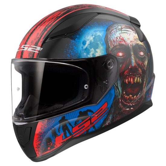 Casco integral LS2 Rapid II Zombie Black Red - Micasco.es - Tu tienda de cascos de moto