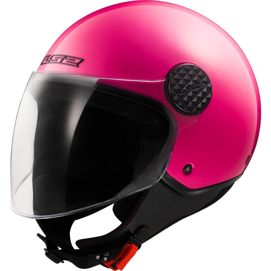 Casco jet LS2 Sphere Lux II Solid Fluo Pink - Micasco.es - Tu tienda de cascos de moto