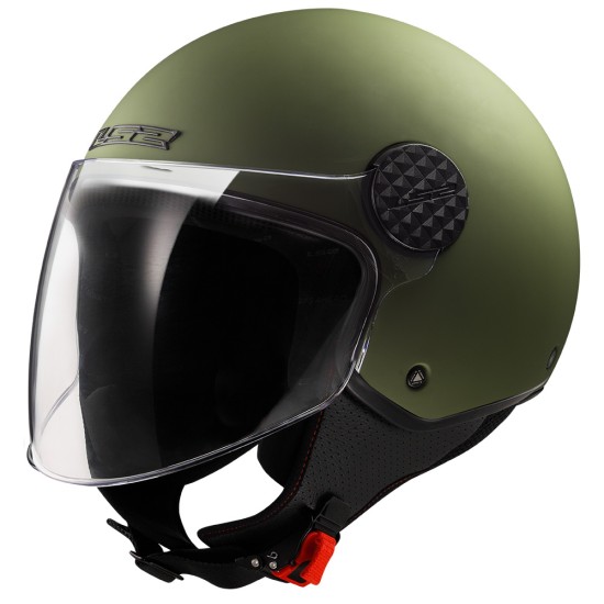 Casco jet LS2 Sphere Lux II Solid Matt Military Green - Micasco.es - Tu tienda de cascos de moto