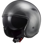 Casco jet LS2 OF599 Spitfire II Solid Jeans Titanium - Micasco.es - Tu tienda de cascos de moto