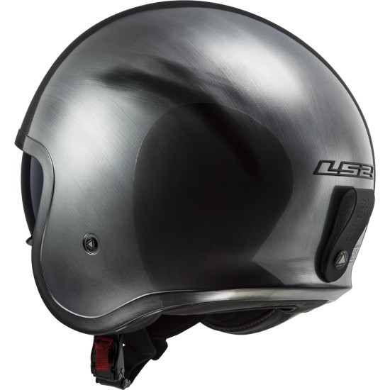 Casco jet LS2 OF599 Spitfire II Solid Jeans Titanium - Micasco.es - Tu tienda de cascos de moto