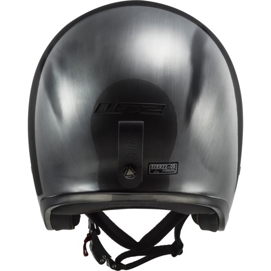 Casco jet LS2 OF599 Spitfire II Solid Jeans Titanium - Micasco.es - Tu tienda de cascos de moto