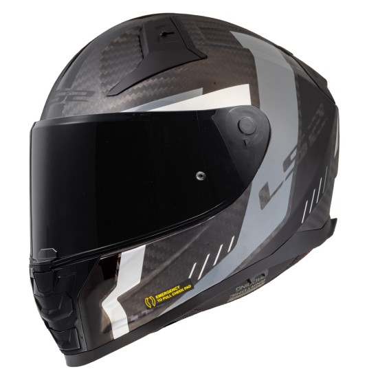 Casco integral LS2 FF811 VECTOR II Carbon GRID MATT Black Grey - Micasco.es - Tu tienda de cascos de moto