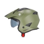 Casco jet ACERBIS Aria Military Green - Micasco.es - Tu tienda de cascos de moto