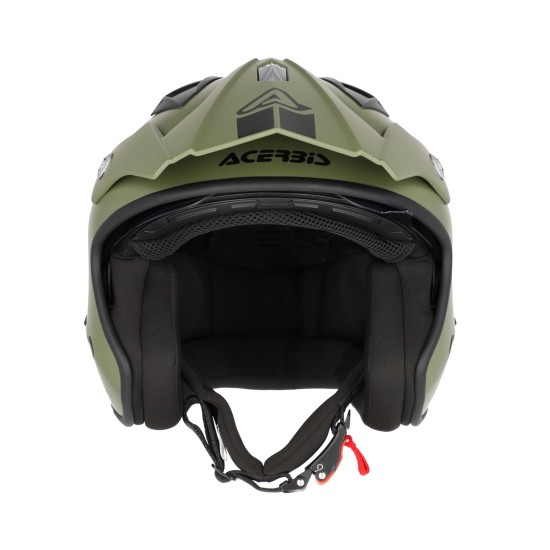 Casco jet ACERBIS Aria Military Green - Micasco.es - Tu tienda de cascos de moto