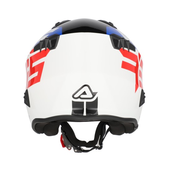 Casco Jet ACERBIS Aria Sport Blanco Azul Rojo - Micasco.es - Tu tienda de cascos de moto