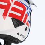 Casco Jet ACERBIS Aria Sport Blanco Azul Rojo - Micasco.es - Tu tienda de cascos de moto