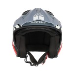 Casco Jet ACERBIS Aria Sport Gris Rojo - Micasco.es - Tu tienda de cascos de moto