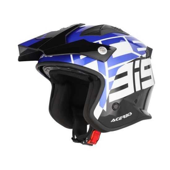 Casco Jet ACERBIS Aria Sport Black Blue - Micasco.es - Tu tienda de cascos de moto