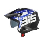 Casco Jet ACERBIS Aria Sport Black Blue - Micasco.es - Tu tienda de cascos de moto