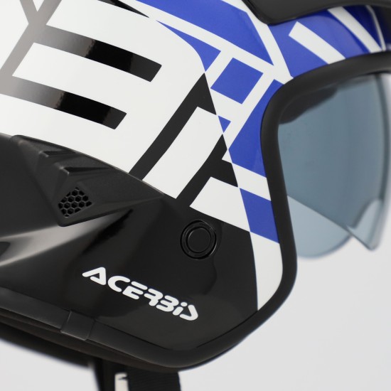 Casco Jet ACERBIS Aria Sport Black Blue - Micasco.es - Tu tienda de cascos de moto