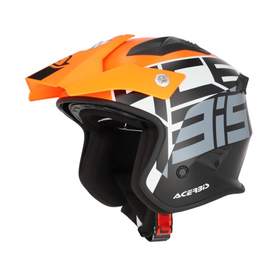 Casco Jet ACERBIS Aria Sport Naranja Negro - Micasco.es - Tu tienda de cascos de moto