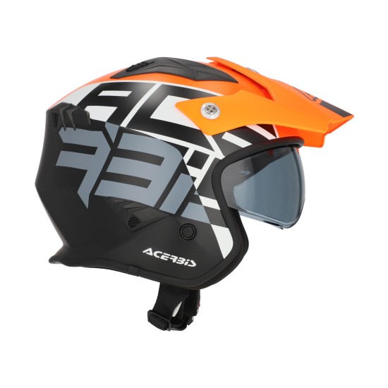 Casco Jet ACERBIS Aria Sport Naranja Negro - Micasco.es - Tu tienda de cascos de moto