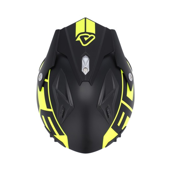 Casco Jet ACERBIS Aria Sport Negro Amarillo Fluo - Micasco.es - Tu tienda de cascos de moto