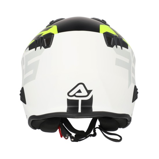 Casco Jet ACERBIS Aria Sport Negro Amarillo Fluo - Micasco.es - Tu tienda de cascos de moto