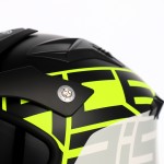 Casco Jet ACERBIS Aria Sport Negro Amarillo Fluo - Micasco.es - Tu tienda de cascos de moto