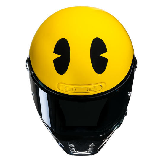 Casco integral HJC V10 PAC MAN BANDAI NAMCO MC3 - Micasco.es - Tu tienda de cascos de moto