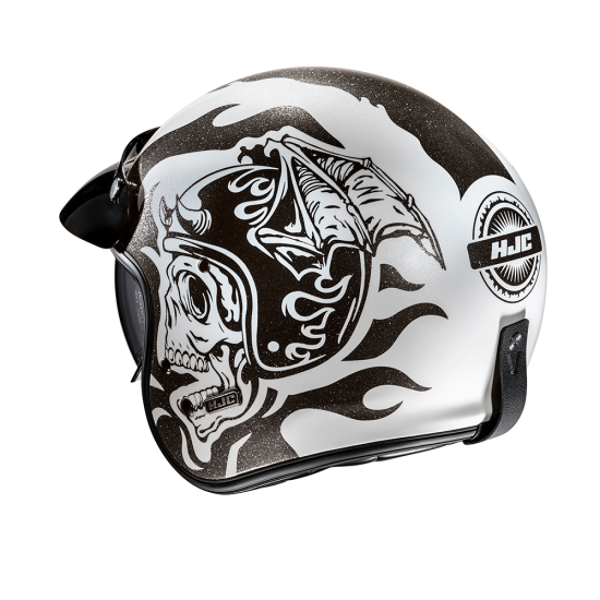 Casco jet HJC V31 FLAME MC5 - Micasco.es - Tu tienda de cascos de moto