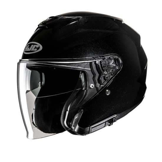 Casco jet HJC i31 SÓLIDO NEGRO METÁLICO - Micasco.es - Tu tienda de cascos de moto