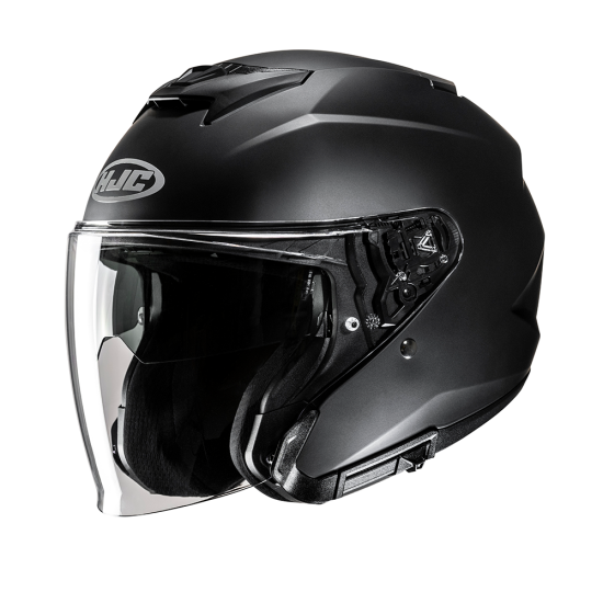 Casco jet HJC i31 SÓLIDO SEMI-MATE NEGRO - Micasco.es - Tu tienda de cascos de moto