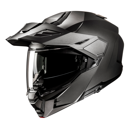 Casco modular HJC i80 SOLID SEMI MATE TITANIUM - Micasco.es - Tu tienda de cascos de moto