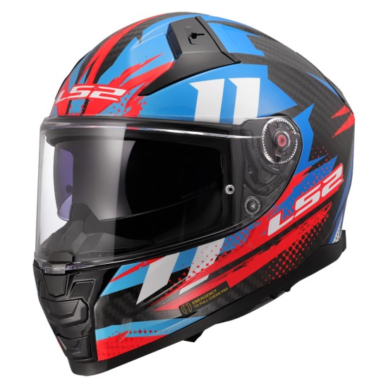 Casco integral LS2 FF811 VECTOR II Carbon Tantic Blue - Micasco.es - Tu tienda de cascos de moto