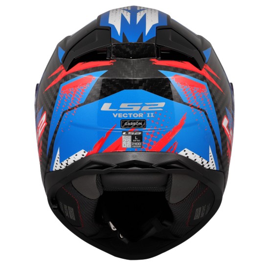 Casco integral LS2 FF811 VECTOR II Carbon Tantic Blue - Micasco.es - Tu tienda de cascos de moto