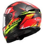 Casco integral LS2 FF811 VECTOR II Carbon Tantic Red - Micasco.es - Tu tienda de cascos de moto