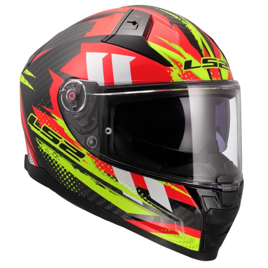 Casco integral LS2 FF811 VECTOR II Carbon Tantic Red - Micasco.es - Tu tienda de cascos de moto