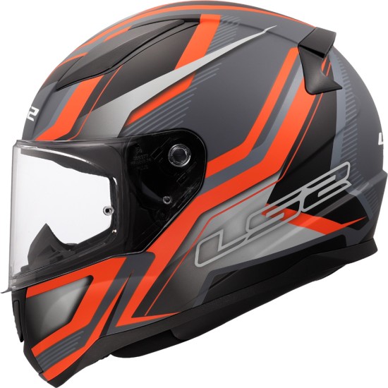 Casco integral LS2 Rapid II Flitz Orange - Micasco.es - Tu tienda de cascos de moto