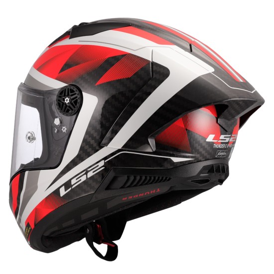 LS2 FF805 THUNDER Carbon GP AERO Raute Gloss Red - Micasco.es - Tu tienda de cascos de moto