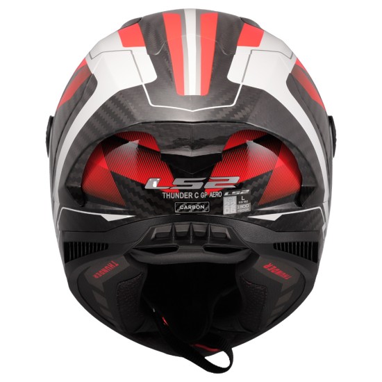 LS2 FF805 THUNDER Carbon GP AERO Raute Gloss Red - Micasco.es - Tu tienda de cascos de moto