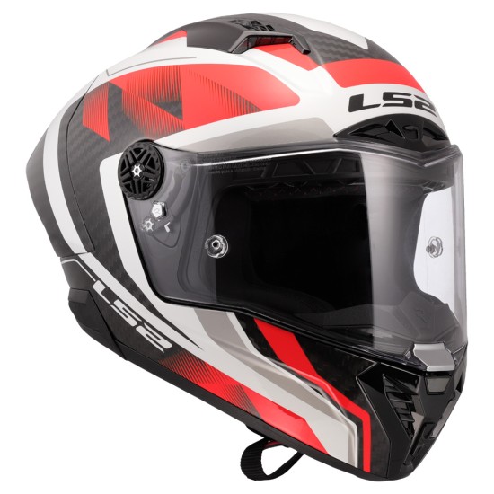 LS2 FF805 THUNDER Carbon GP AERO Raute Gloss Red - Micasco.es - Tu tienda de cascos de moto