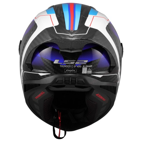 LS2 FF805 THUNDER Carbon GP AERO Raute Gloss Blue - Micasco.es - Tu tienda de cascos de moto