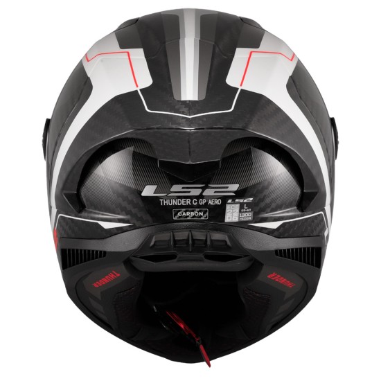 LS2 FF805 THUNDER Carbon GP AERO Raute Gloss Grey - Micasco.es - Tu tienda de cascos de moto