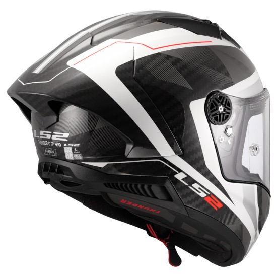 LS2 FF805 THUNDER Carbon GP AERO Raute Gloss Grey - Micasco.es - Tu tienda de cascos de moto