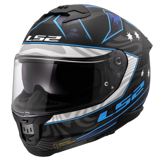 Casco integral LS2 FF808 Stream EVO II Galdam Blue - Micasco.es - Tu tienda de cascos de moto