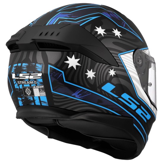 Casco integral LS2 FF808 Stream EVO II Galdam Blue - Micasco.es - Tu tienda de cascos de moto